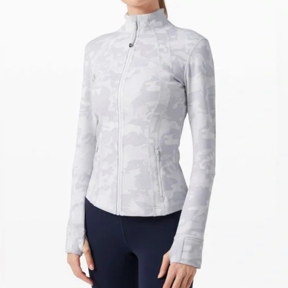 Lululemon White Camo Define Jacket